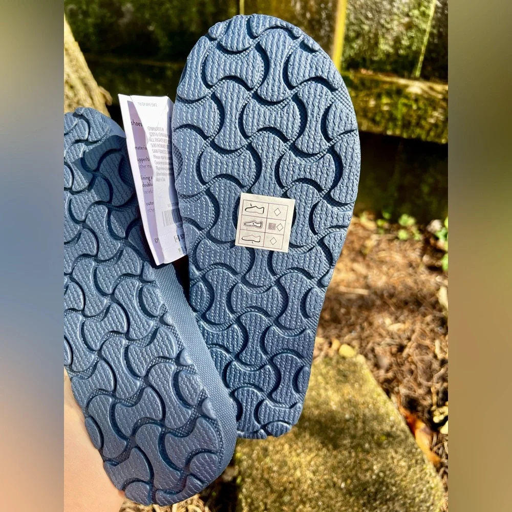 NWT Boys Gymboree Sandal beach summer Flip flop blue Velcro adjustable straps 13